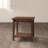 Eftim Solid Mahogany End Table