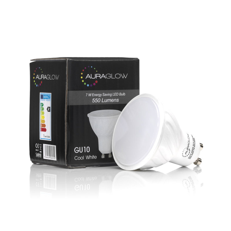 Fye 7W GU10 LED Spotlight Light Bulb, 6500K