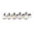Akshay 5-Light Dimmable Steel Vanity Light with Seeded Glass-1768517645