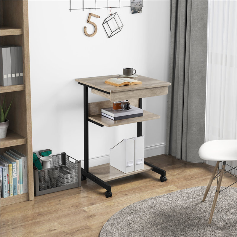 Bureau Bella-Louise, Gris/noir