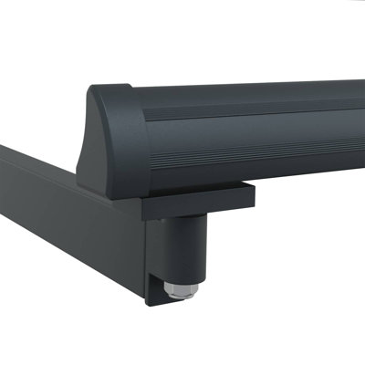 VidaXL 200cm D Polyester Cover Retractable Patio Awning