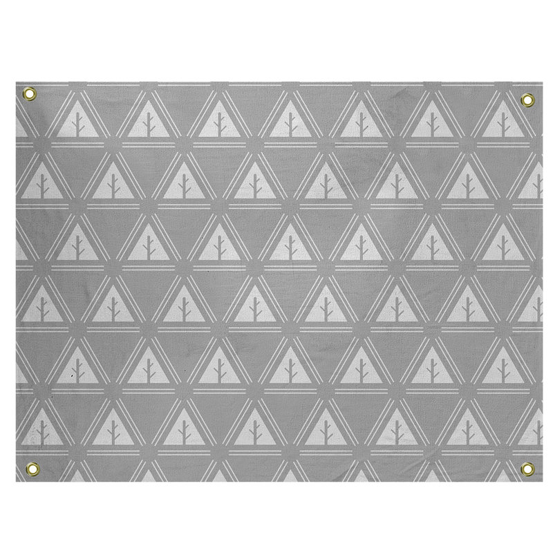 Tapisserie Barbra, H 59 po x l 80 po, Gris