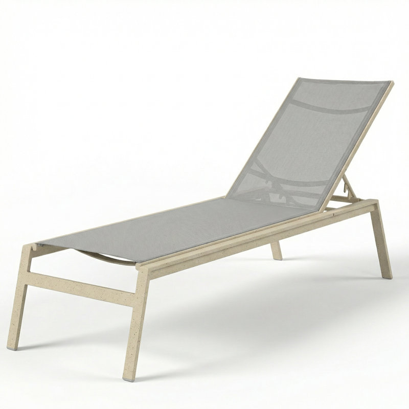 Chaise, Dove Gray Sling/Sandea