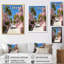 Calarco Miami Pink House I, reproduction d'art sur toile-88922297-88922291