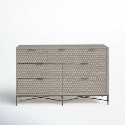 Capra 7 Drawer 56" W Double Dresser