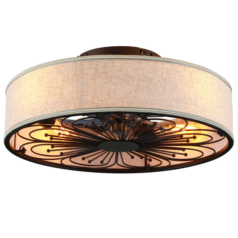 Ventilateur de plafond sans pales d'inspiration bohémienne avec lumières: élégance et fonctionnalité
