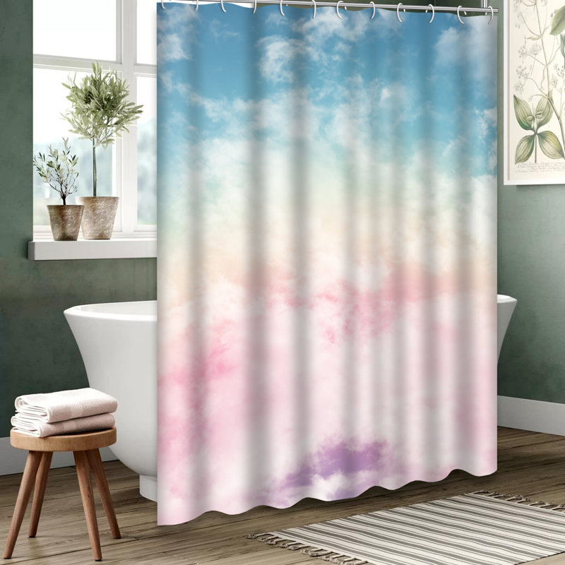 Rideau de douche Pastel, L 72 po x l 72 po