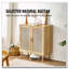 Armoire en rotin, armoire de rangement en rotin
