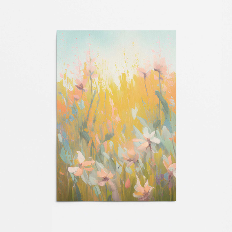 Symphonie de pastel Meadows II, impression roulée, H 36 po x l 24 po