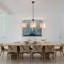 3-light Modern Chandelier Drum Chandelier Island Lights For Kitchen