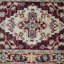 Tapis rectangulaires en polyester fabriqués à la machine | Tapis rouge, design oriental traditionnel et classique, tapis à faible épaisseur faits à la machine pour le salon, la chambre à coucher-554860098