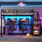 Full Loft Bed With Desk And Storage Stairs, Metal Loft Beds With LED Lights, USB Ports, Multifunctional Iron Nets, No Spring Box Needed And Noise-Free, Black