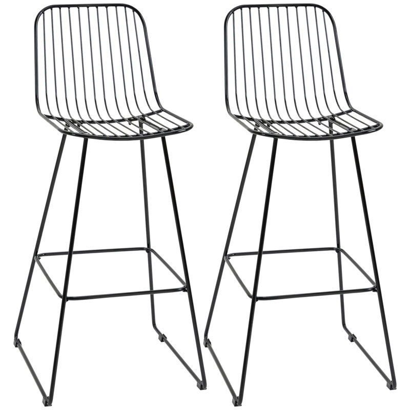 Tabouret de bar 30 po Gascony, Noir