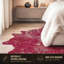 Tapis rouge / argenté Houchin