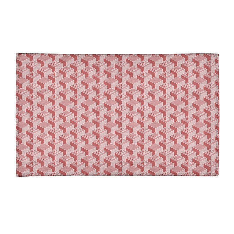 Chenille Geometric Indoor Rug, Rectangle 3' x 5'