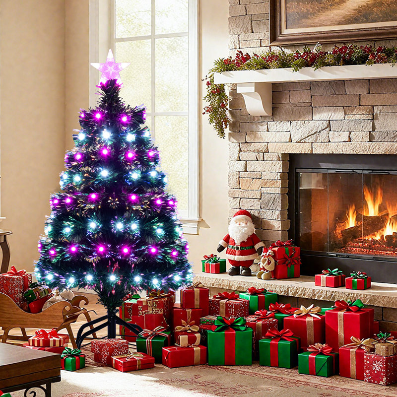 Lighted Artificial Christmas Tree