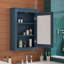 Armoire de rangement de salle de bain murale 20 "avec miroir, armoire à pharmacie avec tablette réglable en hauteur