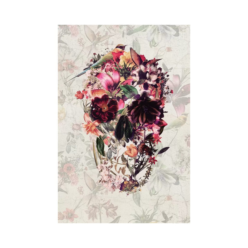 New Skull by Ali Gulec - Wrapped Canvas Gallery-Wrapped Canvas Giclée, 20.32 cm H x 30.48 cm W