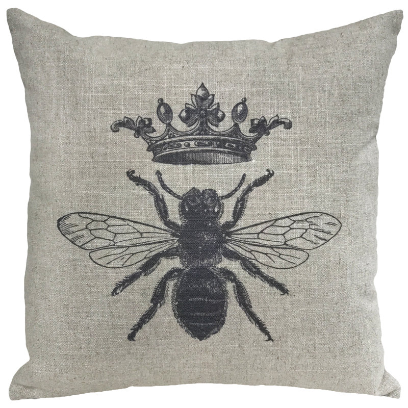 Linen Reversible Throw Pillow
