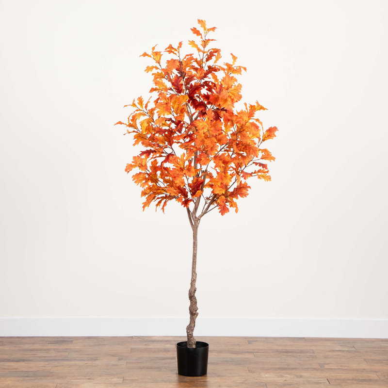 Arbre d'automne, H 84 po x l 44 po x P 44 po