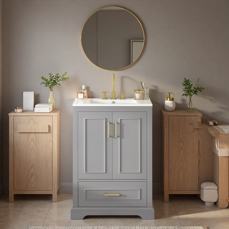 24"Bathroom Vanity with Sink