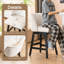 Tabouret de comptoir en bois massif de 26 po Lohyn-920638679