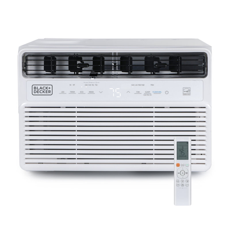 Climatiseur de fenêtre à onduleur 12 000 BTU, noir et blanc + 12000 BTU, série BDWT6