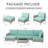 6 - Person Premium Patio Wicker Sectional Seating Group With Cushions-1270158306