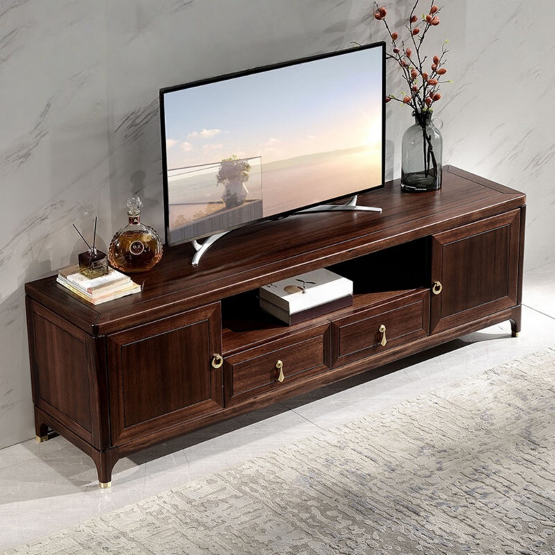 Creative Solid Wood TV Cabinet