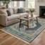 Tapis à motif géométrique délavé Southwest Aztec