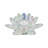 Iridescent Glass Crystal Lotus Votive Candle Holder-26724320-24704498
