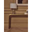 130cm Glass Top Console Table