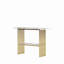 Console de cadre moderne en métal de luxe moderne, table d'entrée chic avec tablette de rangement pour le décor du salon