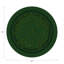 Christmas Berries Vegan Leather Round Pebble Placemat-535729858