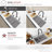 Pietra Stylish Waterton Composite Dual Mount 30” Double-bowl Workstation Kitchen Sink-99069654