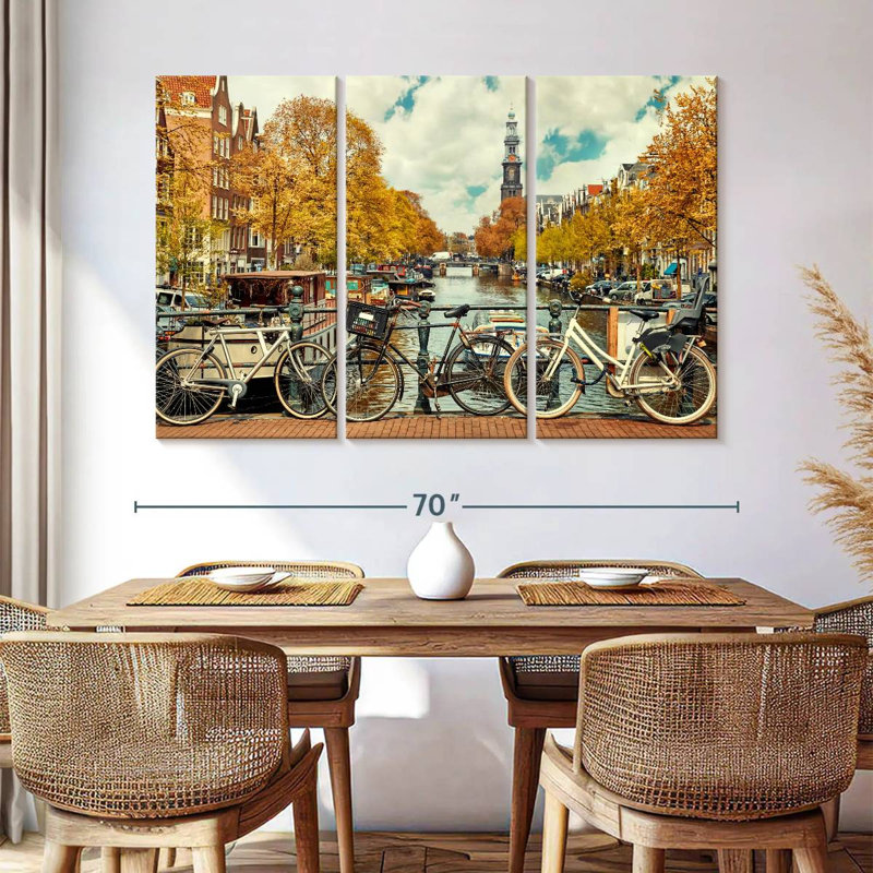 Lilie Amsterdam Autumn Scenery, 42" H x 65" W