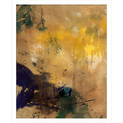 Amber Haze II by Flagler Wood Framed Wall Art Print