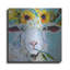 Lark Manor ™ «Floral Sheep2» par St. Hilaire Elizabeth, art mural en métal-1799978742