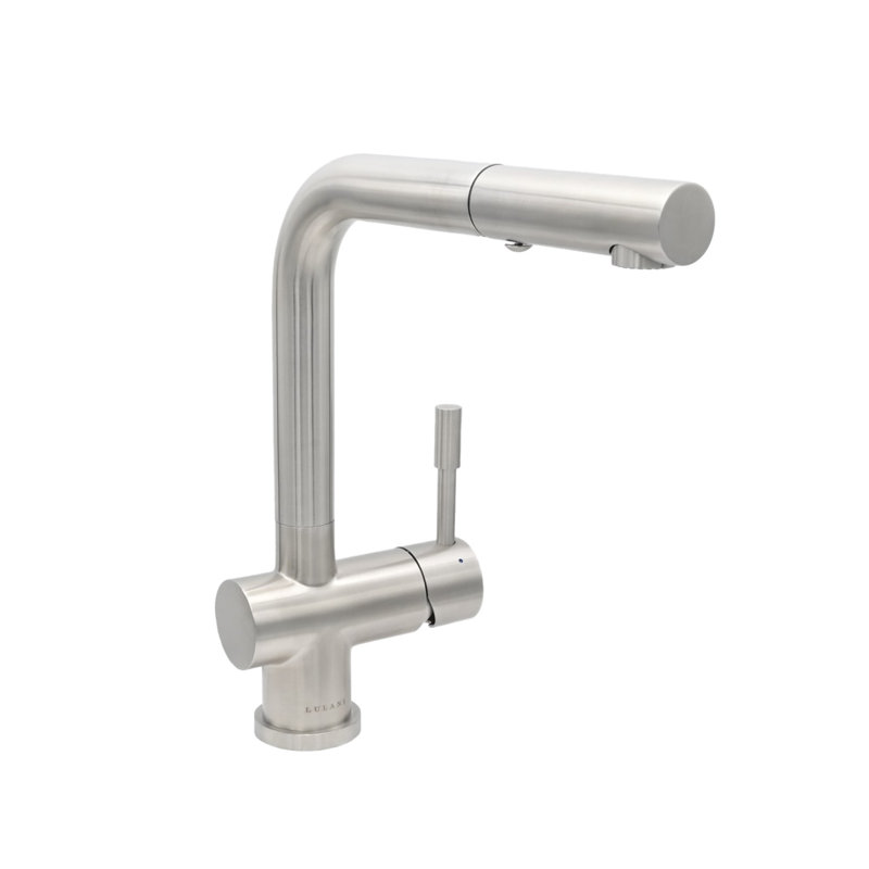 Lulani Nassau Pull Out Kitchen Faucet, Silver