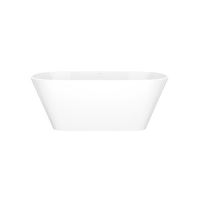 Vetralla 59" x 29" Freestanding Soaking Bathtub