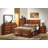 Charming Oak Transitional Storage Bed