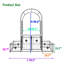 86.53 Ft. H x 79.5 Ft. W Galvanized Steel Gate with