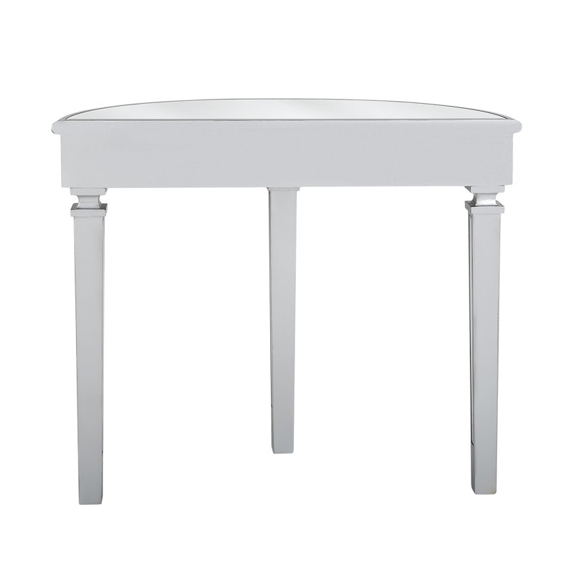 Additri 90cm Glass Top Console Table