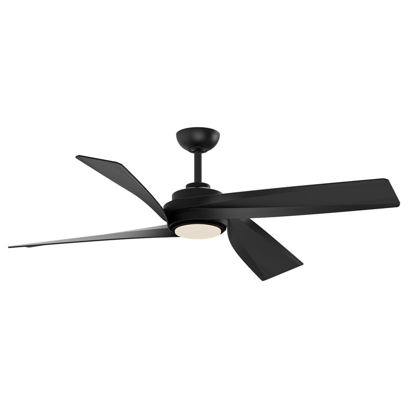 Horizon LED Ceiling Fan, Matte Black, Matte Black