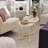 Paineville Set Of 2 Round Nesting Tables With Triangular Base