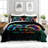 Neon Retro Game Controller Comforter Set, Gaming Bedding Set with 2 Pillow Cases, Soft and Machine Washable Bedding, All Seasons Comforter for Room Decor-123021291