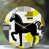 Jaune citron et gris foncé