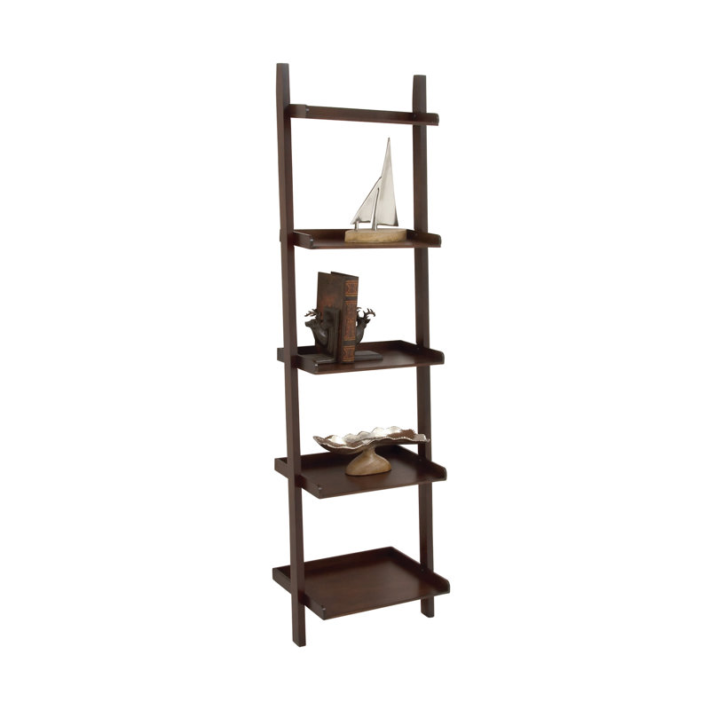 Noemi Ladder Bookcase, Brown