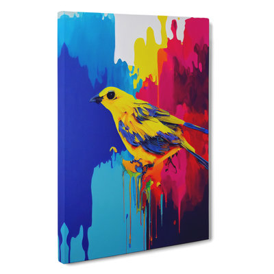 Bird Paint Drips No.1 - Wall Art