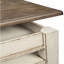 Table basse à plateau relevable avec rangement Holter